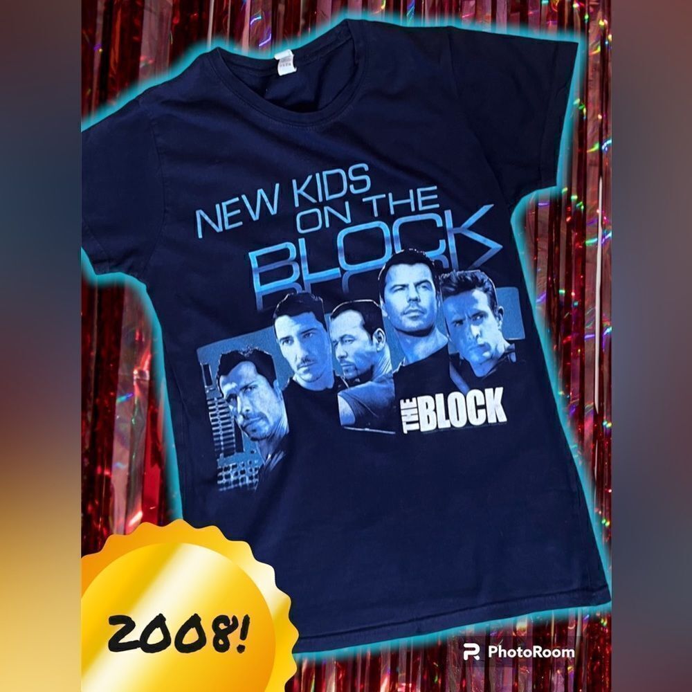 New Kids On The Block 2008 The Block Tour official concert tee